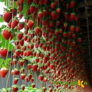 Клубника ампельная Анастасия купить по цене от 370р. в интернет-магазине «Посадика» с доставкой почтой в в Котовске и по всей России – [изображение №1].